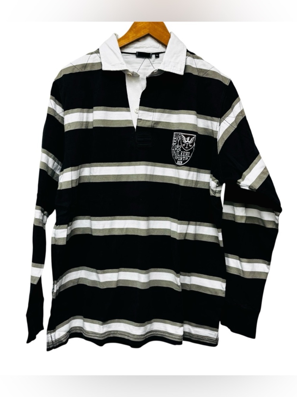 Paul Kehl Stripe Long Sleeve Rugby Shirt